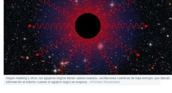 Stephen Hawking amplía la teoría de la «cabellera cuántica» de los agujeros negros