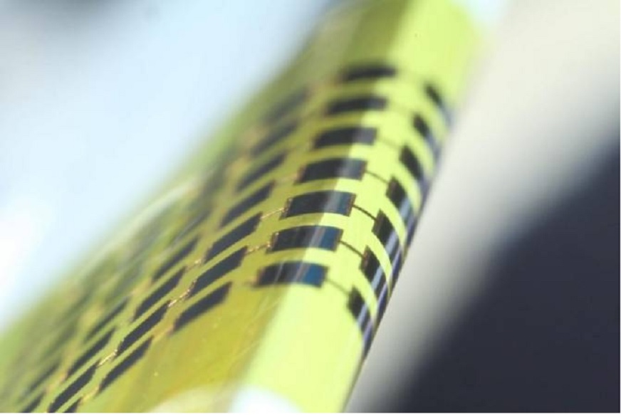 Células solares tan delgadas y flexibles como para envolver con ellas un lápiz