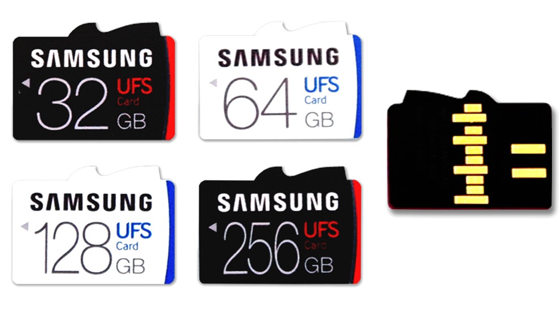 Las tarjetas UFS de Samsung son casi 3 veces más rápidas que las microSD