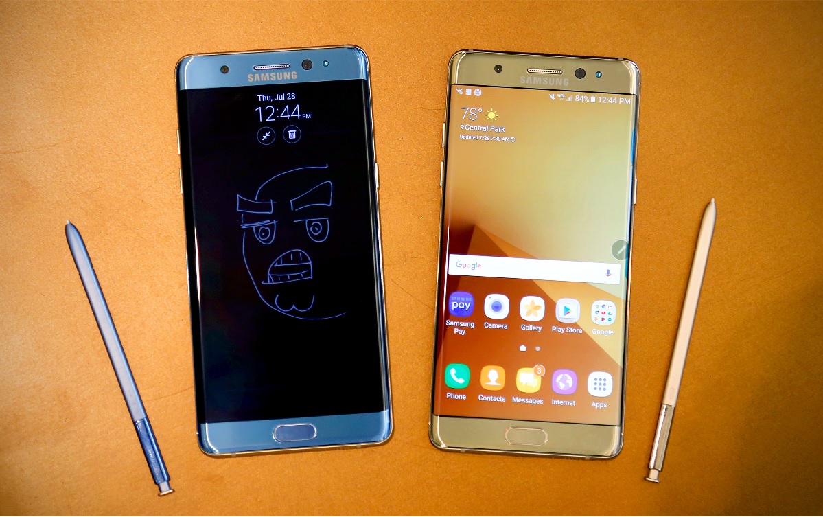 Samsung presenta su nuevo phabet Note 7