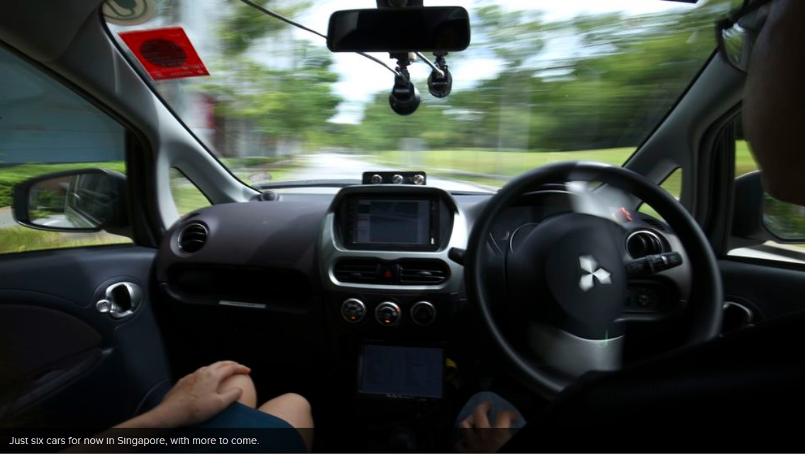 Los primeros taxis con auto-conducción ya están circulando por las calles de Singapur