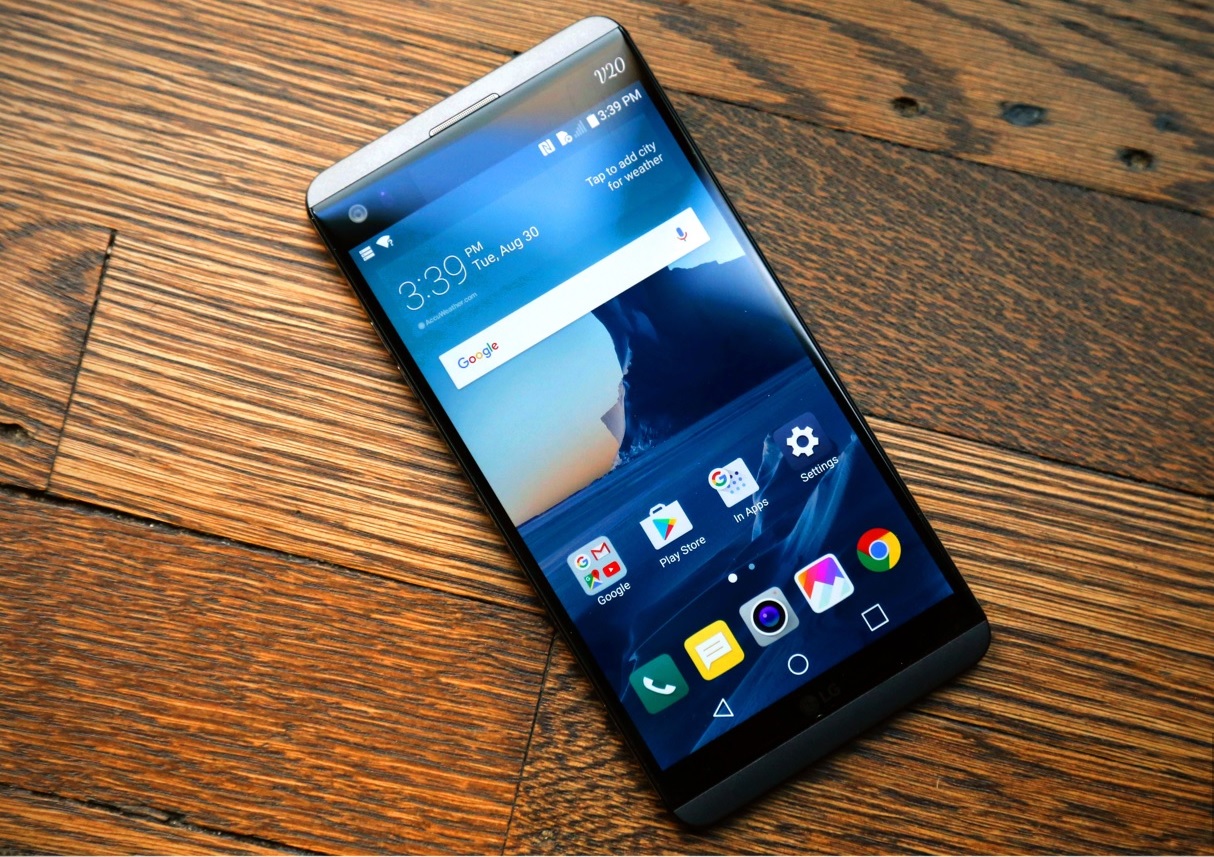 LG lanza su smartphone V20 con doble pantalla