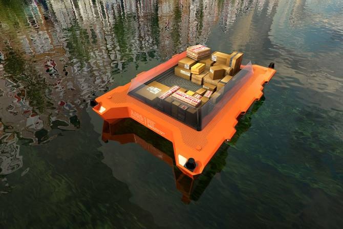 Flota de robots acuáticos para los canales de Ámsterdam