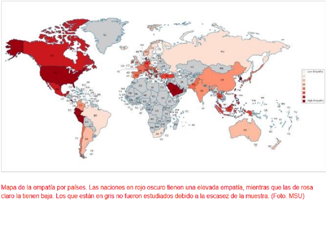 Los países donde la gente es más empática