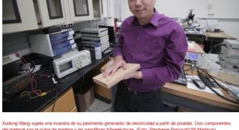Pavimento que genera electricidad a partir de las pisadas