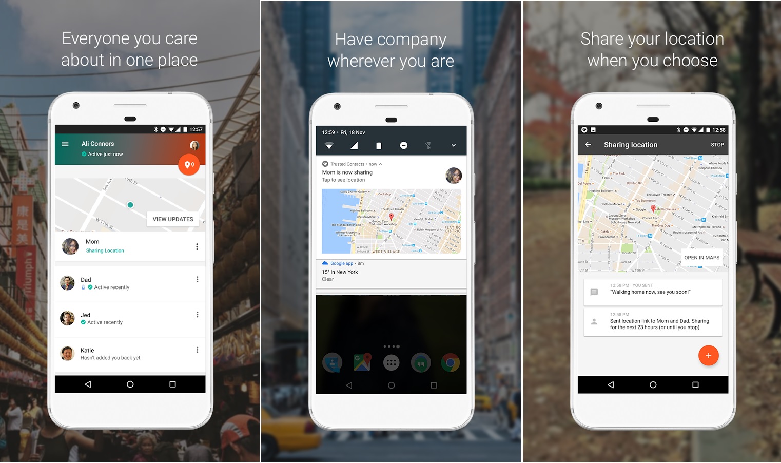 Aplicativo de Google para ubicar a sus seres queridos en caso de emergencias, gratis para Android