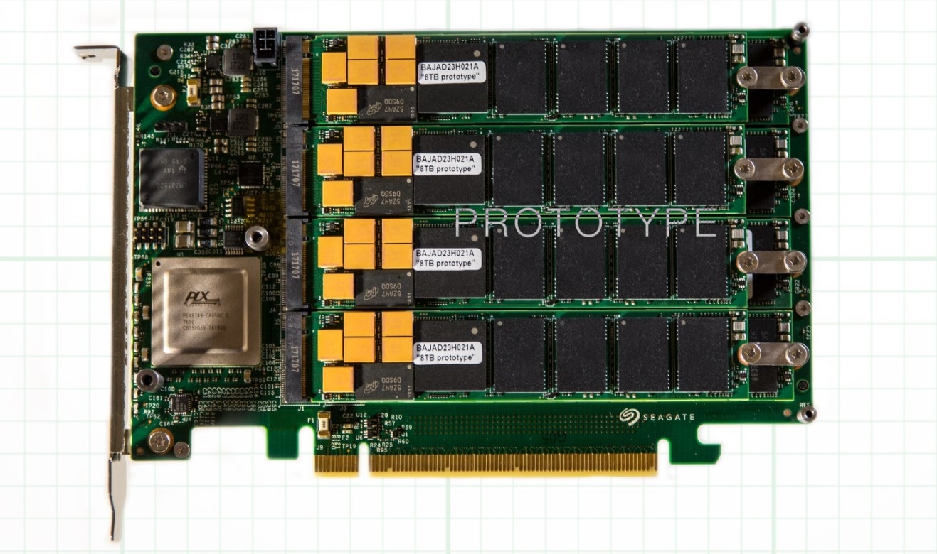 Seagate logra SSD de 64 TB de capacidad, 13 GB/s de velocidad de transferencia