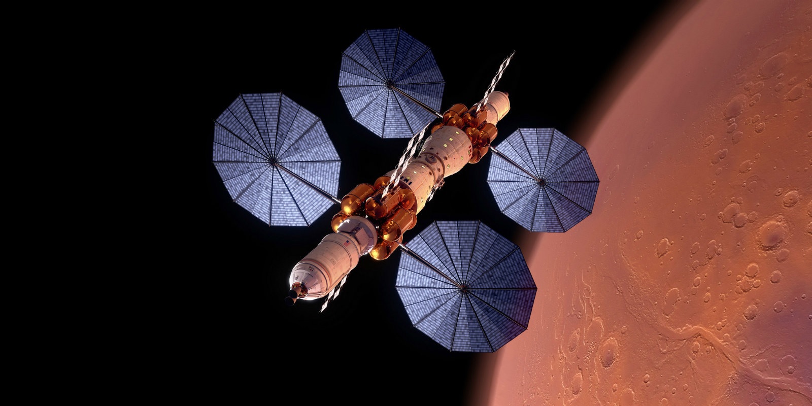 Desvelan la estación espacial para conquistar Marte