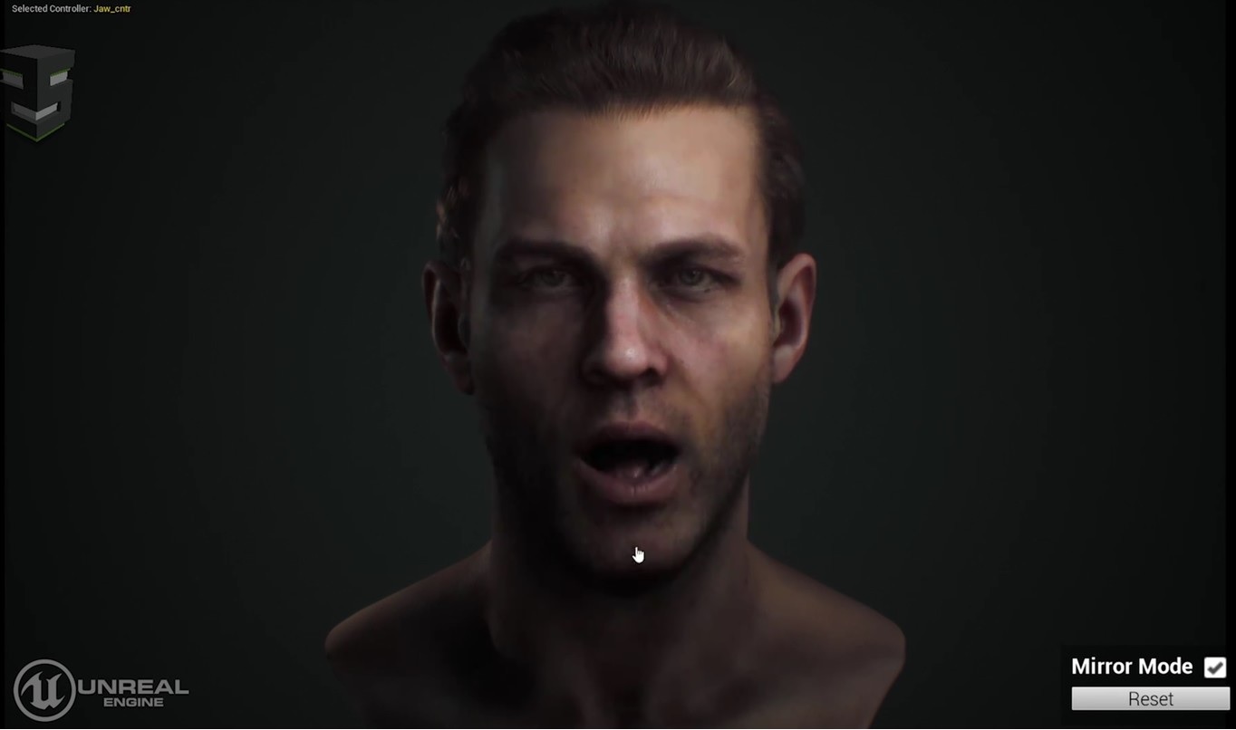 A este alucinante rostro virtual se le mueve hasta el último músculo de la cara