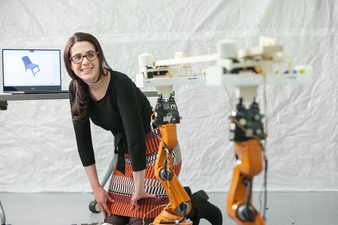 Carpinteros robóticos de MIT para fabricar muebles personalizados