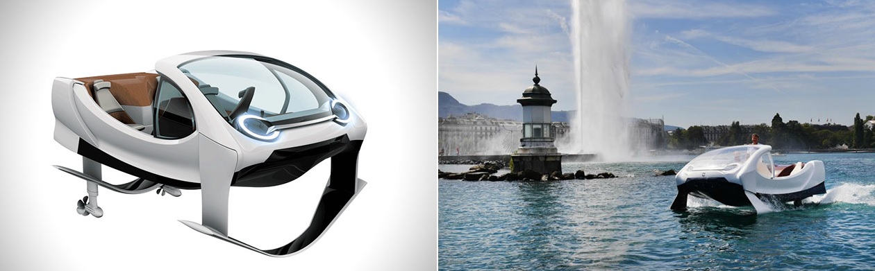 Un vistazo al taxi acuático, volador y eléctrico del futuro