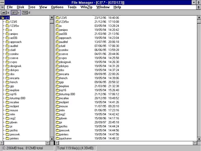 Reviva el File Manager de los años 90 sobre Windows 10
