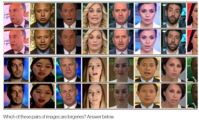 Usan aprendizaje automático para detectar rápidamente falsificación de rostros en videos