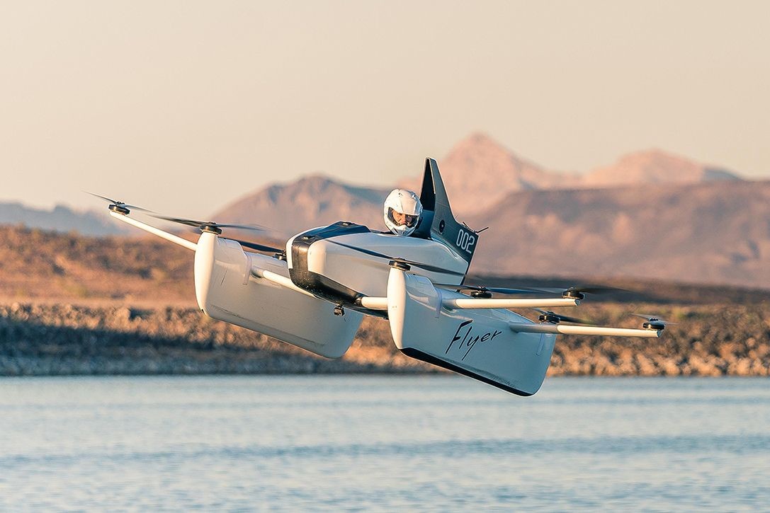 El revolucionario vehículo volador del fundador de Google