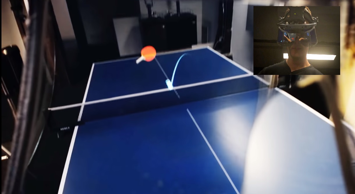 Ping Pong en realidad aumentada