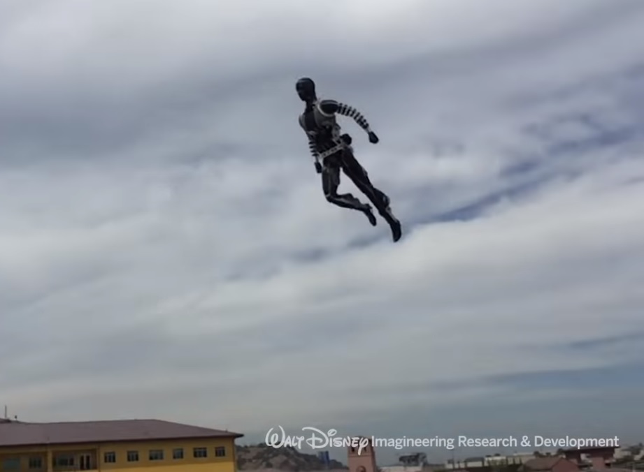 Disney ha construido un impresionante robot para ser un doble en escenas de alto riesgo