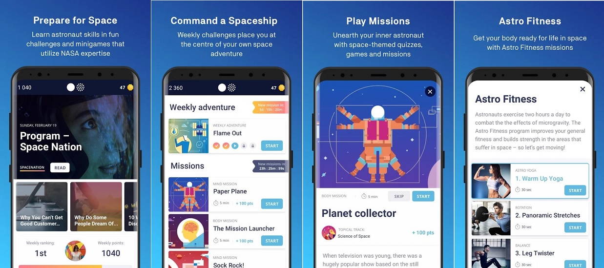 Esta aplicación promete convertirlo en astronauta, gratis para Android, iPhone, iPad