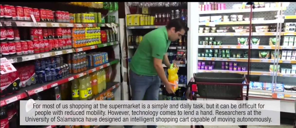 Diseñan carrito de compras inteligente en supermercados para personas con movilidad reducida