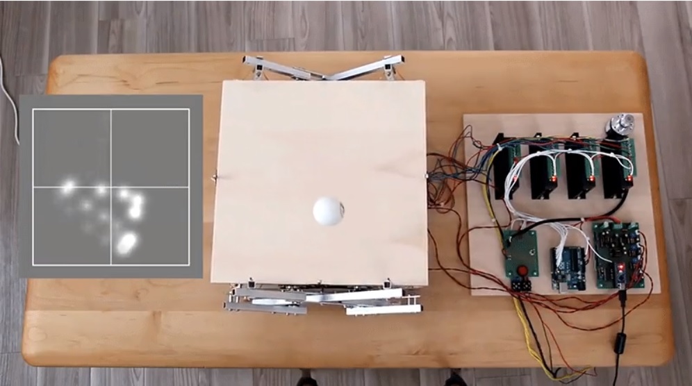 Esta máquina hipnótica rebota una pelota de ping pong solo escuchándola