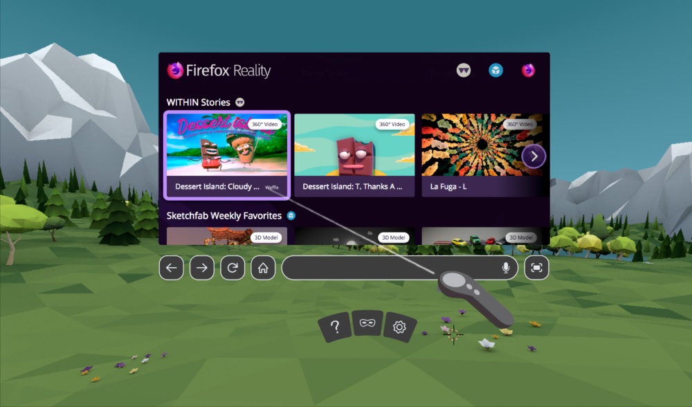 Firefox Reality es un navegador diseñado específicamente para realidad virtual