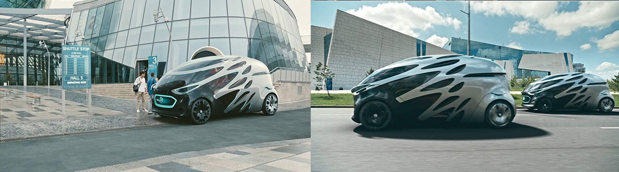 Concepto de Mercedes-Benz para el transporte urbano del futuro
