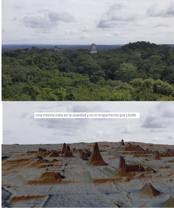 Desvelan más de 60 mil estructuras de la civilización maya, ocultas por la selva, mediante mapeo láser