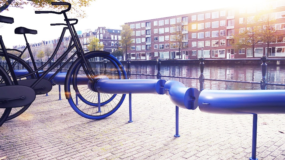 Innovador portabicicletas convierte su bicicleta en electricidad