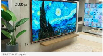 LG presenta el primer televisor OLED de 97 pulgadas del mundo