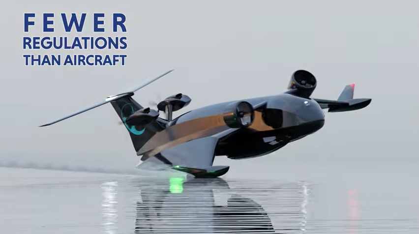Diseñan avión-barco híbrido para entrega de mercancías de manera eficiente