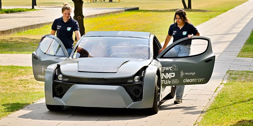 Construyen vehículo eléctrico que elimina el dióxido de carbono del aire