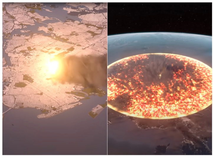 Comparación de impactos de asteroides muestra lo que podría pasar en Nueva York y París