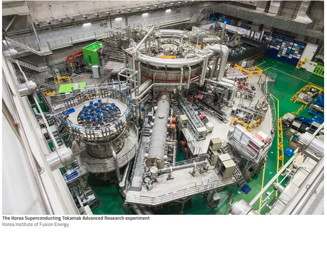 Reactor de fusión nuclear alcanza los 100 millones de °C durante 30 segundos