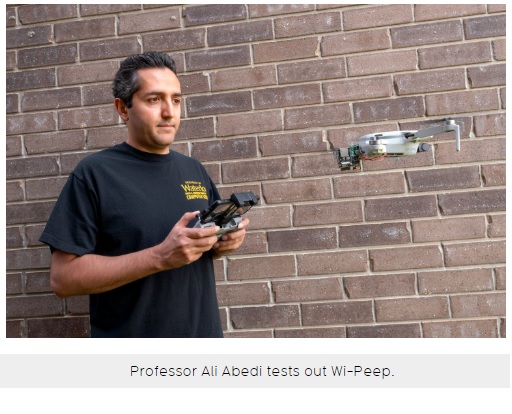 Falla de seguridad WiFi permite que un dron rastree dispositivos a través de las paredes