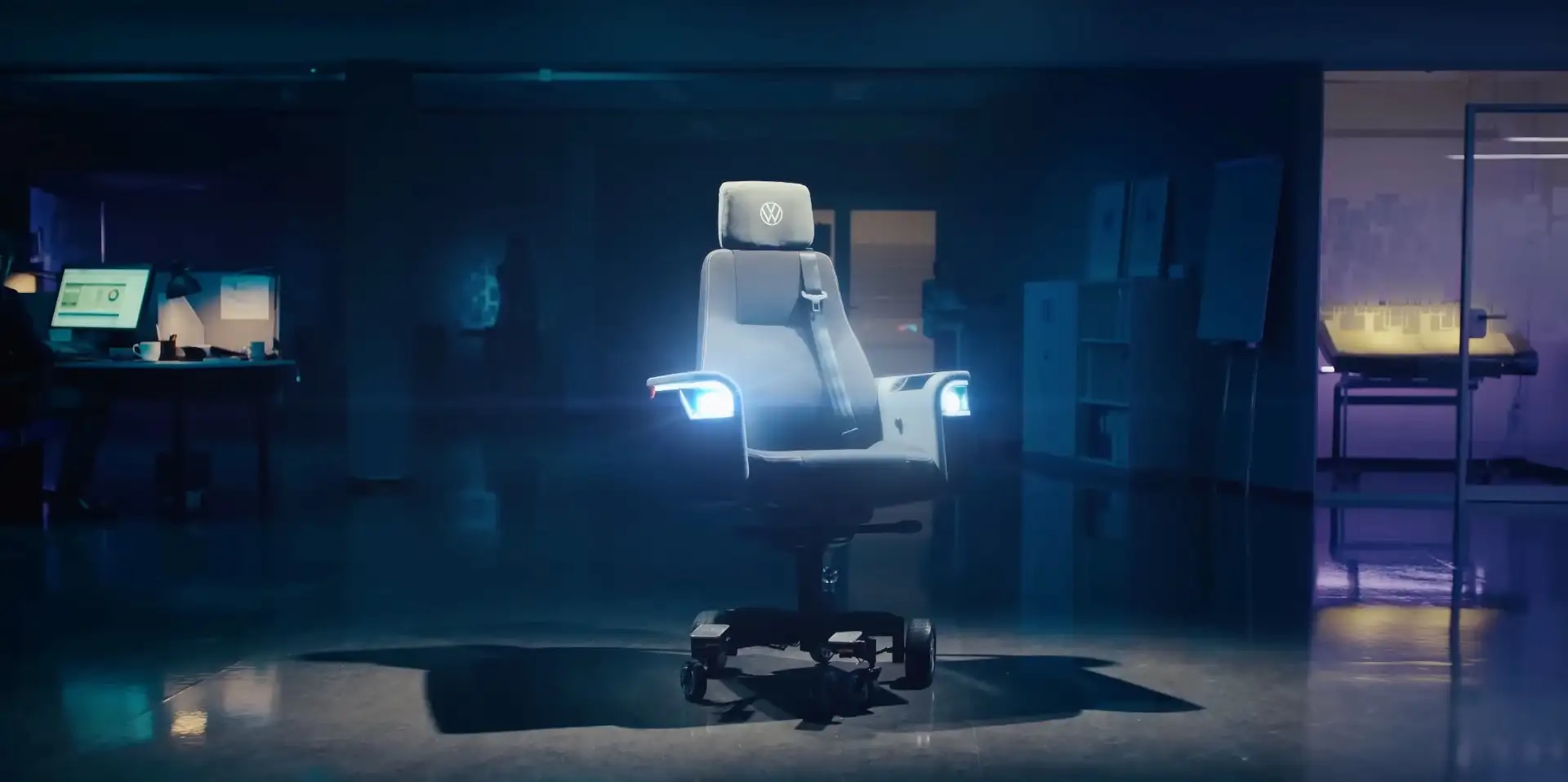 Volkswagen crea una silla de oficina que puede conducir a 20 km/h