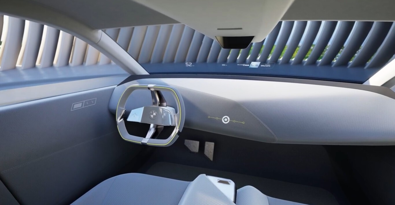 Auto concepto de BMW, centrado en las pantallas
