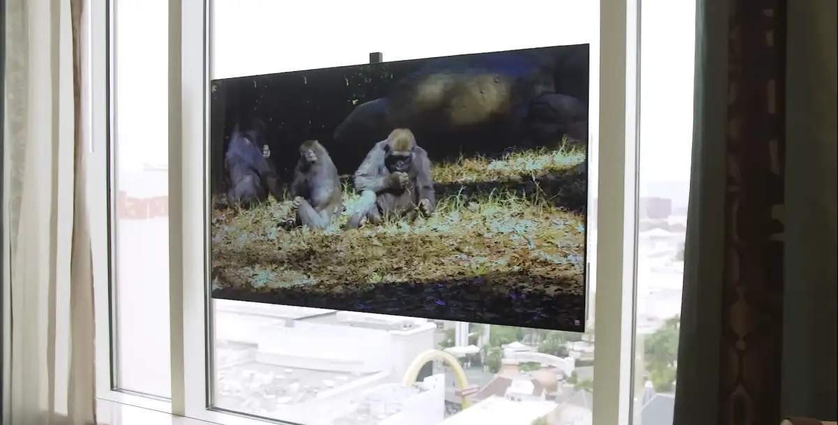 LG presenta TV inalámbrica que puede pegarse incluso a una ventana