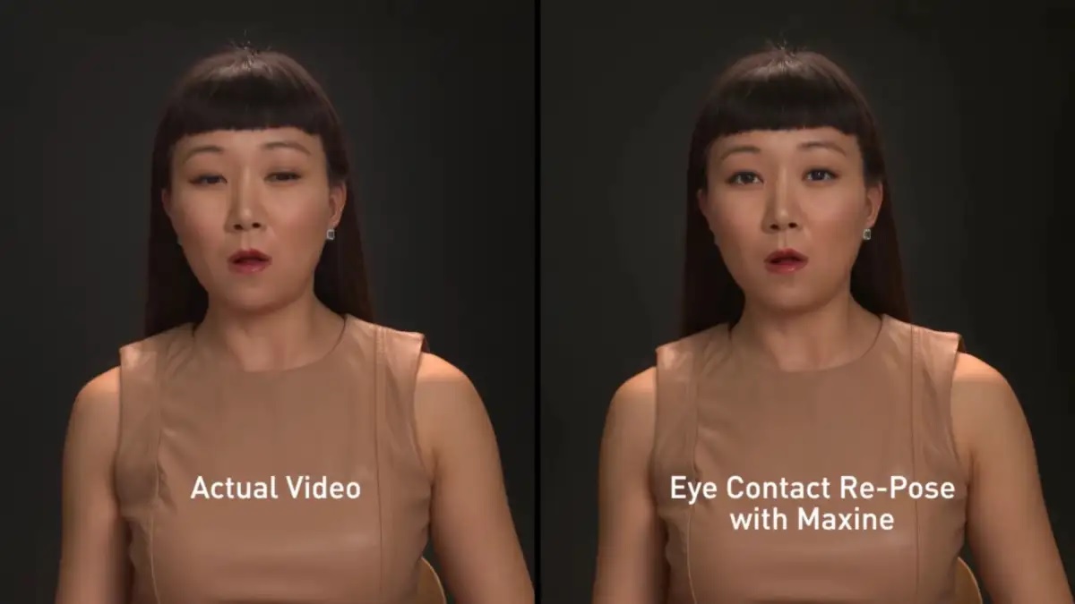Inteligencia artificial puede traducir voz y ajustar su mirada durante una videollamada