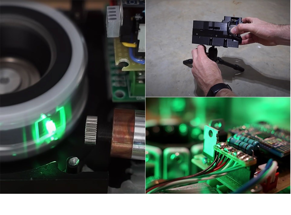 Inventor transforma disco duro en un proyector láser portátil