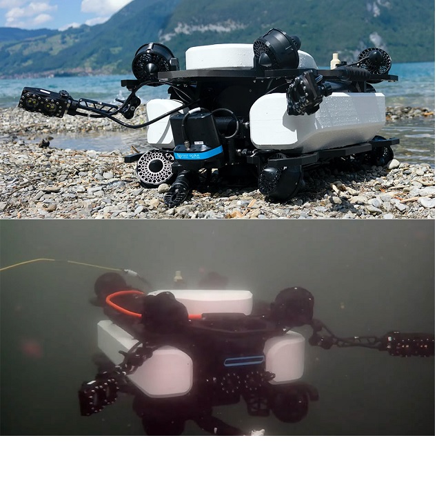 Desarrollan robot de buceo autónomo capaz de buscar personas u objetos
