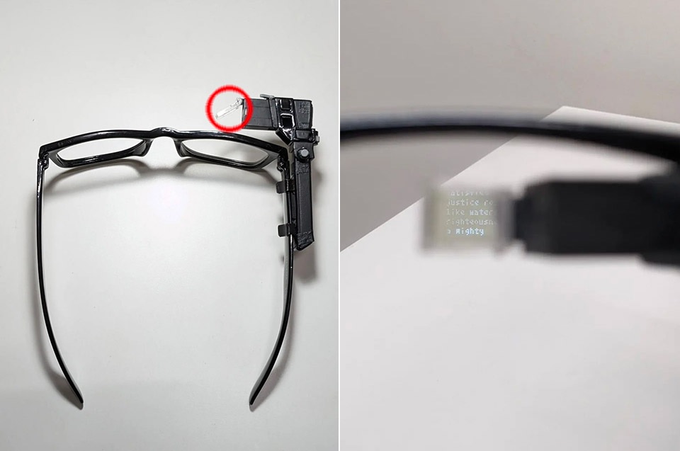 Gafas inteligentes que entregan subtítulos en tiempo real
