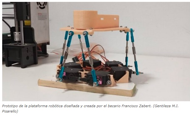 Crean robot para rehabilitación de tobillos lesionados
