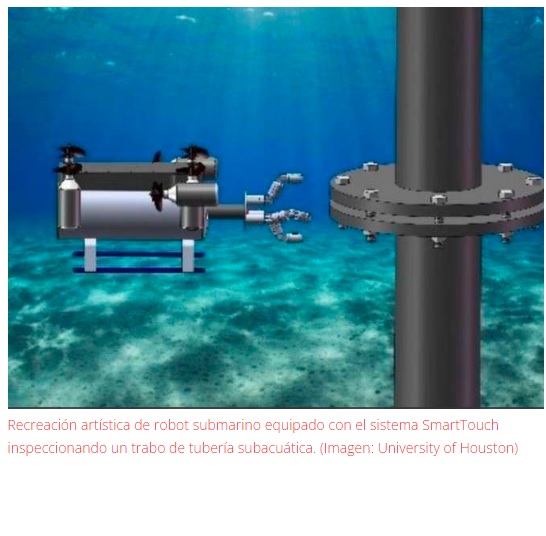Crean robot para inspeccionar oleoductos y gasoductos submarinos