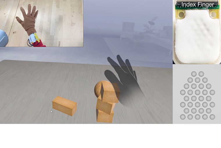 Guantes hápticos que permiten sentir objetos en realidad virtual