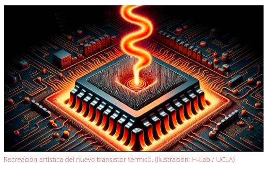 Crean transistor térmico para dirigir el movimiento del calor