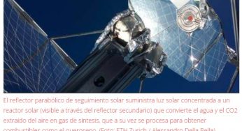 Logran producción eficiente de combustibles a partir de aire y energía solar