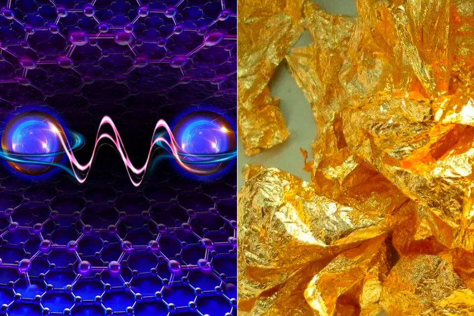 Físicos logran convertir la mina de un lápiz en oro