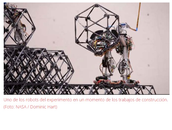Estructuras complejas construidas sin ayuda por equipos de robots