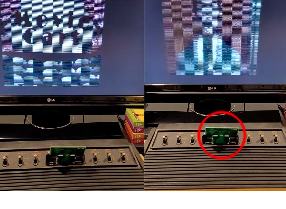 Logran reproducir películas completas en un Atari 2600