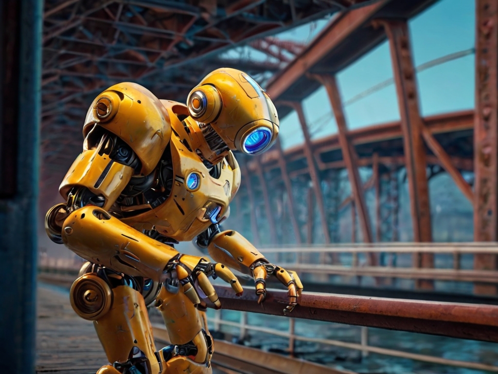 Robots con inteligencia artificial para inspecciones de seguridad de edificios, puentes y carreteras