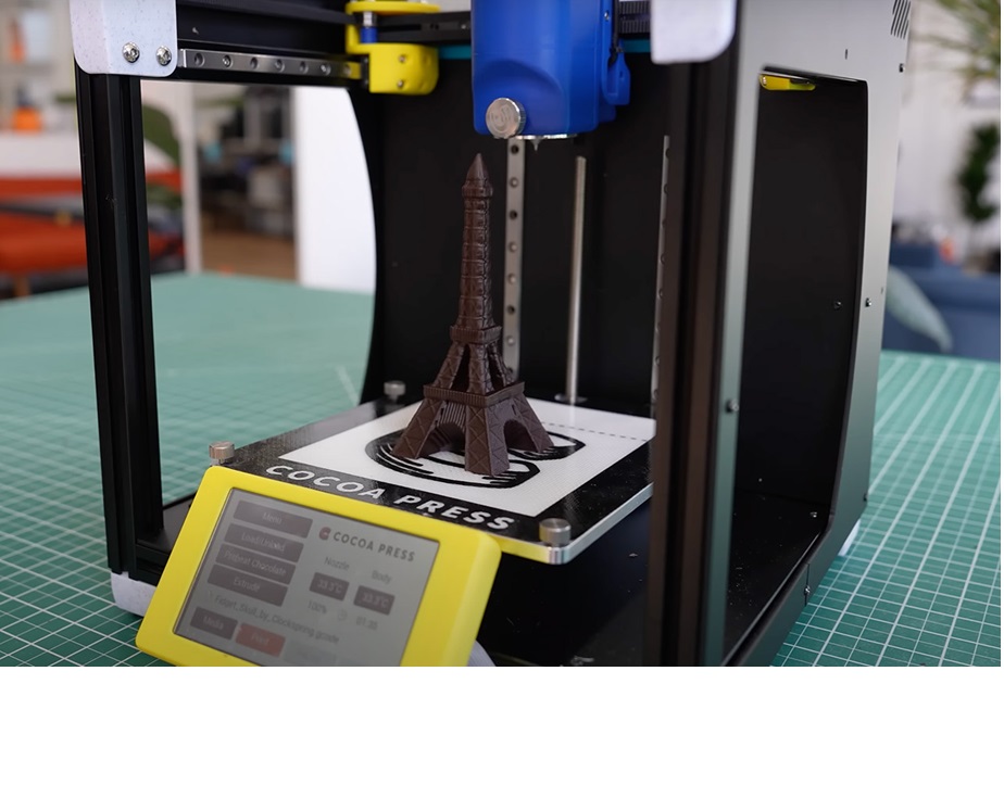 Crean impresora 3D de chocolate